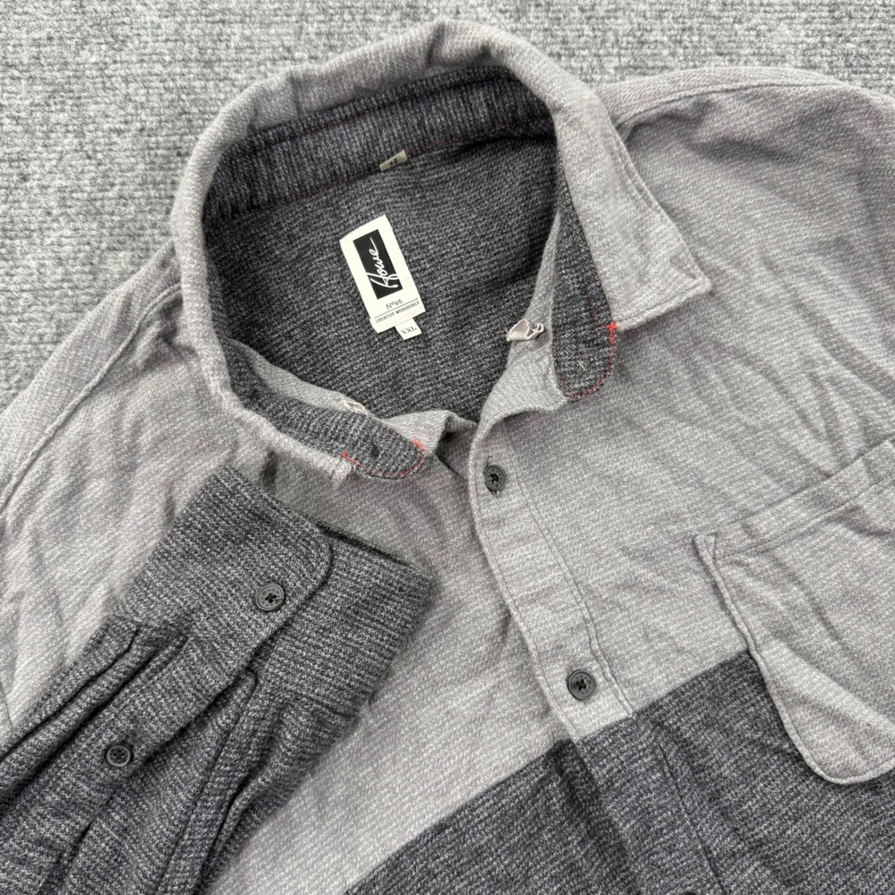 Howe Two-Tone Gray Button-Down Casual Shirt